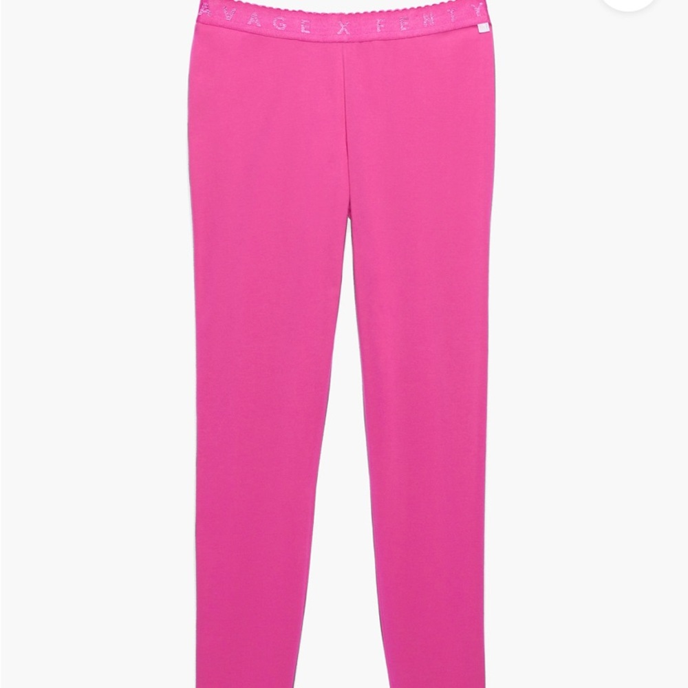 Fenty X Savage Cotton Hot Pink Leggings- small